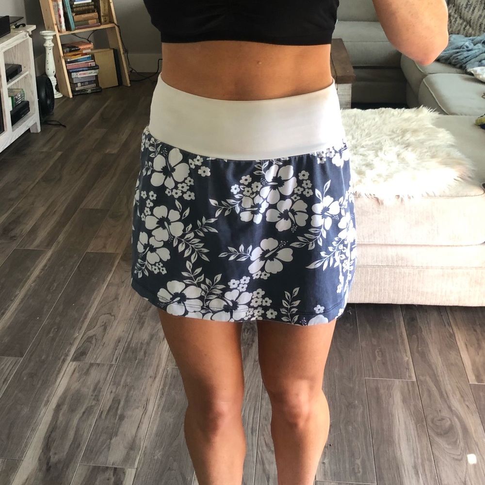 High waisted beach cover up skirt